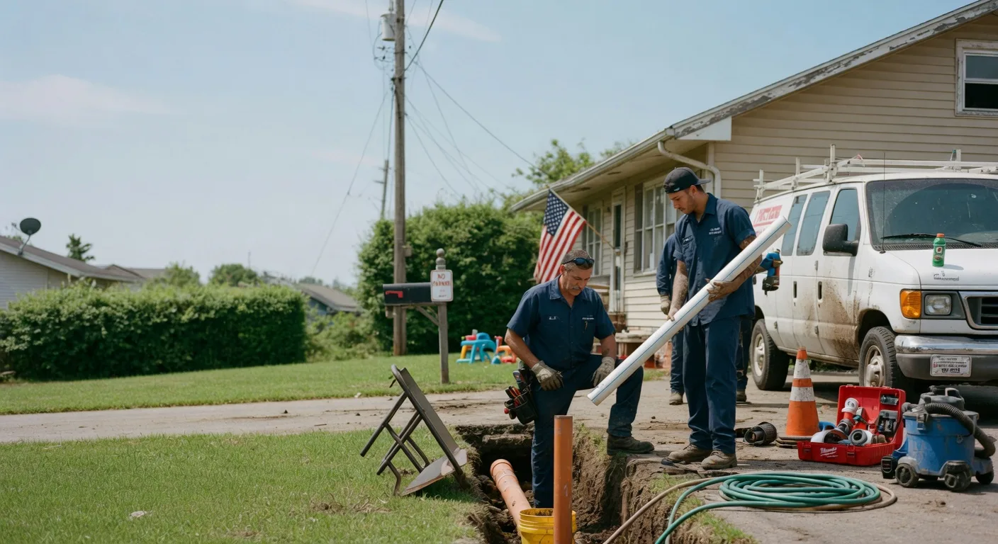 Sewer Line Inspection in New Palestine, IN